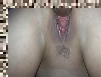 Cumming on my wife&#039;s boobs and face 