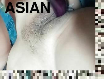 Hungry PUSSY inserted small size eggplant