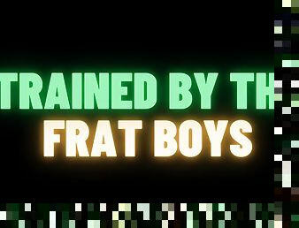 Alpha Male Frat Boys&#039; Faggot Sex Slave (M4M Gay Audio Story)