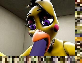 Sexy Chica from FNAF Make You CUM