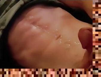 masturbation, giclée, amateur, ejaculation-sur-le-corps, gay, branlette, collège, ejaculation, douce, solo