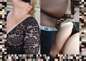 Black Guy Jerking Off Big Cumshot Compilation On Big Ass Blonde Pawg Milf, POV, JOi, Onylyfans, Nut