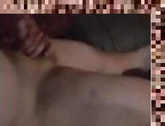 Tweaked wife fucks and sucks friend