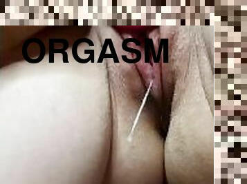 onani, orgasme, sprøjte, amatør, legetøj, spiller, creampie, par, solo, nærbillede