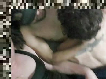 Kinky Dominant Alpha Black Bad Boy Fucks New Slut Ignored Husband Fetish Cuckolded Happily Watches!