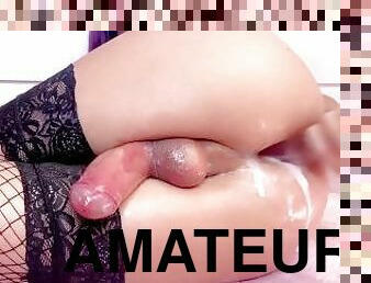 masturbation, amateur, anal, ejaculation-sur-le-corps, énorme-bite, ados, ejaculation-interne, secousses, britannique, solo