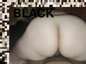 BBW rides black dick
