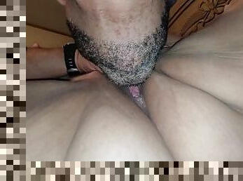 clitóris, peluda, cona-pussy, esguincho, amador, interracial, bbw, beijando, fudendo, apertado