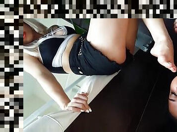 lesbian, brazil, kaki, fetish, gagging, kejam, femdom