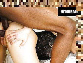 anal, mamada, interracial, juguete, doble, europeo, euro, penetración, cañero