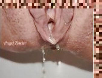 badning, tissende, fisse-pussy, amatør, moden, milf, toilet, fetish, bruser, tabu