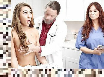 Perv Doctor - Superb Babe Mackenzie Mace Gets Special Pussy Treatment From Her Doctor And His Nurse