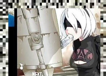 Instead of fighting, the robot fucked her really well and filled her all with milk Hentai without ce