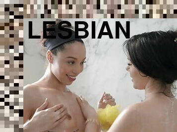 Lesbian Roommates Who Shower Together