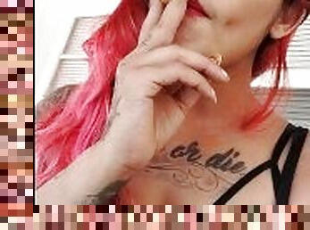 groß-titten, dilettant, babe, araber, fetisch, allein, rauchen, herrin, domina, tattoo