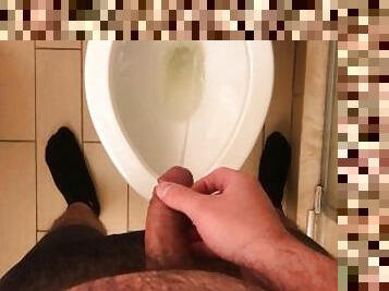 orgasme, pisser, gay, point-de-vue, toilette, italien, solo, hôtel, bite