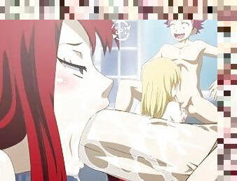 Fairy Tail 4sone shower