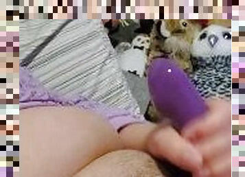 wet wild summer - day 2: jerking off my Purple People Fucker™... and fucking myself with it!