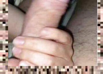 amatir, sayang, remaja, ibu, handjob-seks-dengan-tangan-wanita-pada-penis-laki-laki, sudut-pandang, pertama-kali, saudara-perempuan, perawan, berambut-cokelat