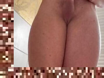 Cumshot in my Bathroom