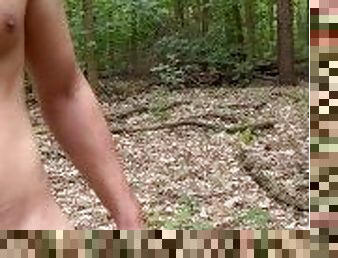 Masturbation in the forest