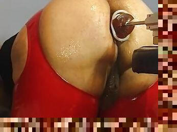 Red latex creamy twerk.