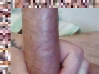 masturbation, amateur, énorme-bite, solo, bite