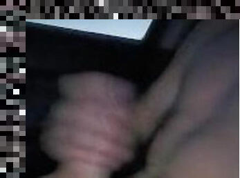 Stroking in the carpublic masturbation