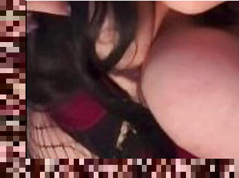 tetas-grandes, amateur, lesbiana, juguete, regordeta, pies, rejilla, tetas, fetichista