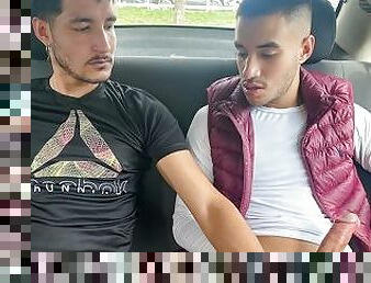 amateur, anal, gay, coche, sucio, follando-fucking, asiento-de-atrás, polla