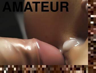 amateur, ejaculation-sur-le-corps, maison, ejaculation-interne, fétiche, rasé, pénétrante