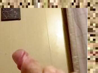 Jerking my big hard cock until it bursts with hot sticky cum????