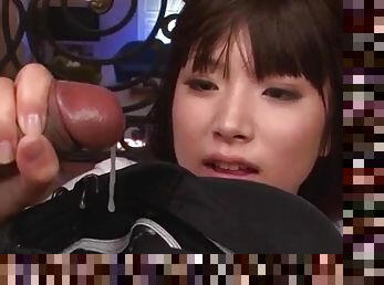 Sexy Japan doll craves to swallow sperm