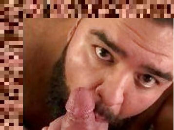Chub sucking off Verbal Straight Married Mechanic with THICK cock