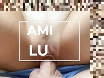 amateur, ados, ejaculation-interne, française, couple, brésil, lingerie, brunette, jambes