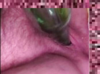 röv, storatuttar, flaska, masturbation, orgasm, fitta-pussy, kvinnligt-sprut, amatör, milf, mamma