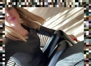 She caught her stepson in her thong and used it to have sex