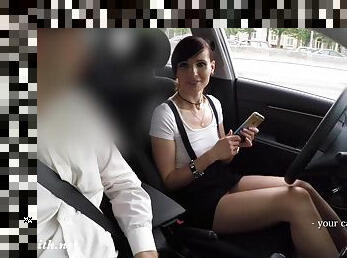 Dealer's manager caught she had no panties during test drive