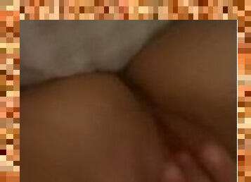 masturbation, orgasm, fitta-pussy, kvinnligt-sprut, fru, amatör, milf, college, blond, tight