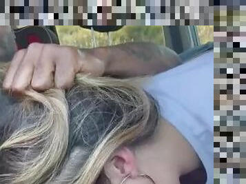 Pulled Over To Side Of Road During Long DRIVE For Some Sloppy Head Action(MUSTWATCH!!)????????????????????