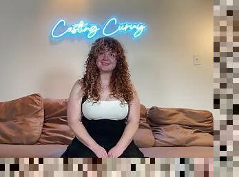 Casting Curvy: Busty Squirting Red Head