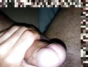 énorme, masturbation, orgasme, ejaculation-sur-le-corps, secousses, ejaculation, sperme, solo, bite, juteuse