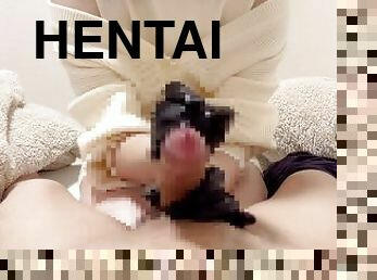 amatør, cumshot, hjemmelaget, japansk, handjob, bukkake, hentai, fetisj, pikk