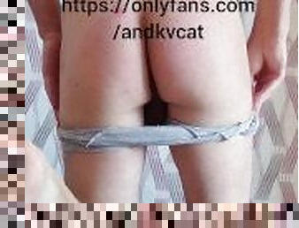 andkvcat jerked off in his panties