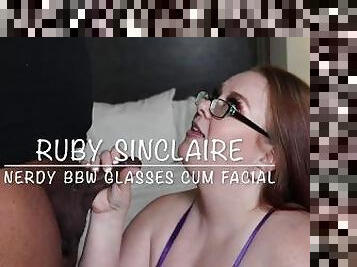 Ruby Sinclaire Nerdy BBW Glasses Cum Facial Preview