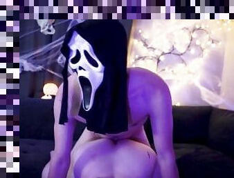 BBW Goth Emo Gets Fucked by Ghost Face NewDaddies Halloween Scary Movie Parody