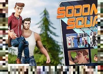 SodomySquad - Gay Superhero Alpha Saves Vulnerable Twink, Shoves His Hunk Cock Into Ass