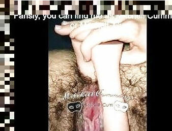 taking a dick in my hairy asshole with extreme closeup from below