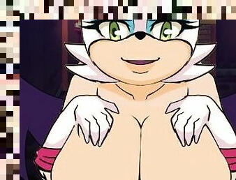 Rouge X Silver full creampie Animation 2d