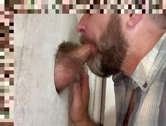 pappa, hårig, amatör, avsugning, gay, knubbig, gloryhole, farsan, björn